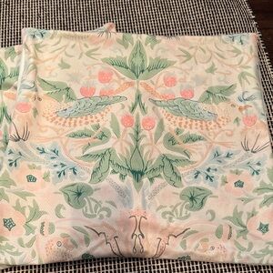 Floral Patterned Fabric pillow case covers- square -2